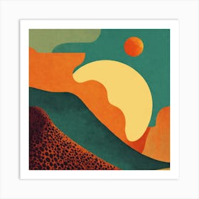 Desert Landscape Art Print