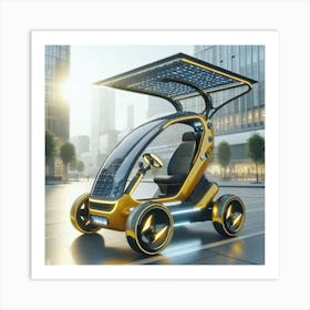 tricycle vehicle 1 Art Print