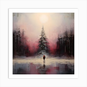 Canvas Reverie: Sam's Christmas Aura Art Print