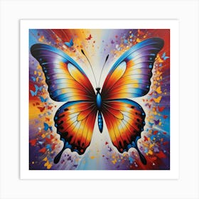 Butterfly Painting Art Print