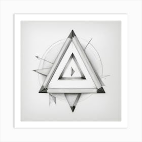 Triangle Art Art Print