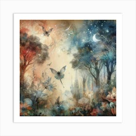 Fairy Forest 10 Art Print