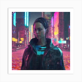 Cyberpunk 6 Art Print