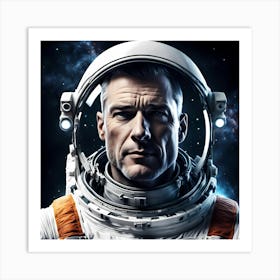 Cosmic Astronaut Art Print