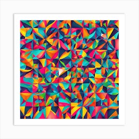 Abstract Geometric Pattern 7 Art Print