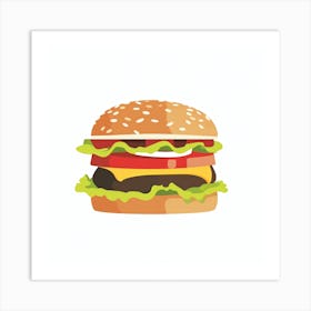 Hamburger 2 Art Print