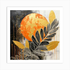 'Sunrise Abstract' Art Print