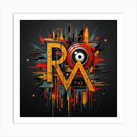 Letter Ra Art Print