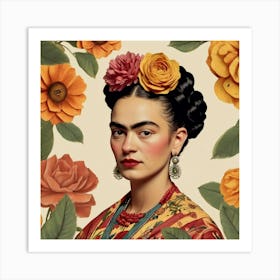 Default Default Vintage Frida Kahlo For Defferent Seasons Aest 1 Art Print