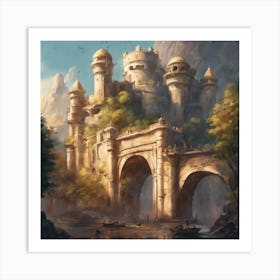 Fantasy Castle 6 Art Print