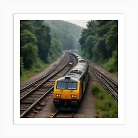 Default Create Unique Design Of Railway 2 1 Art Print