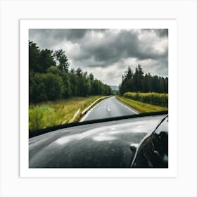 Road In The Countryside Art Print