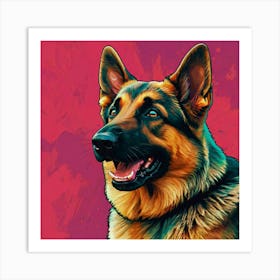 German Shepherd Art Print