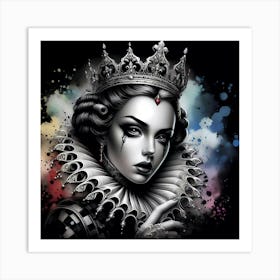 Queen Of Hearts Art Print