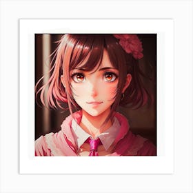 Anime Girl 1 Art Print