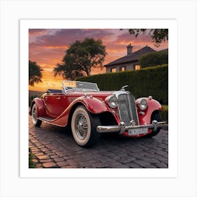 Classic Cars Hyper Realistic (2) Art Print