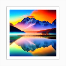 Mountain Landscape 15 Art Print