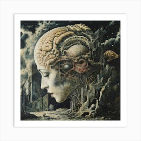 'The Head Of A Woman' Art Print