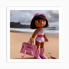 Dora Thee Explorer Art Print