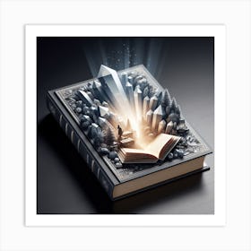 beautiful book art 1 Art Print