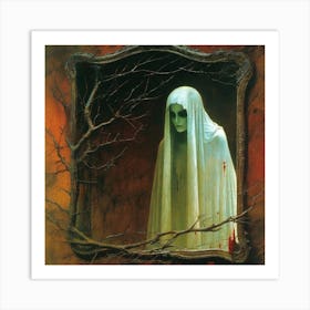 Ghost In The Mirror 1 Art Print