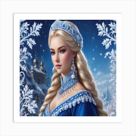 Frozen Anna Art Print