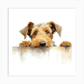 Welsh Terrier Dog 3 Art Print