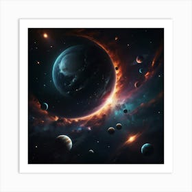 Unique Art Design Pictures Of Space 2 Art Print