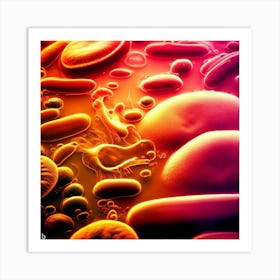 Blood Cell Art Print