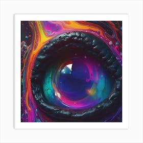 Eye Of The Beholder DMT LSD Art Print