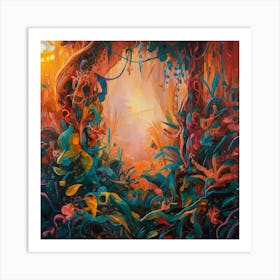 'The Jungle' 2 Art Print