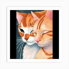 Cat Lovers Art Print