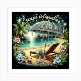 Escape To Paradise 3 Art Print