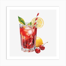 Cherry Martini 1 Art Print