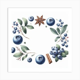 Blueberry 4 Art Print