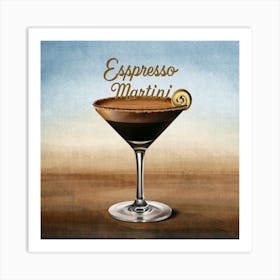 Espresso Martini Art Print