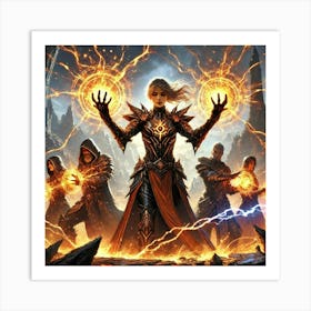 Chancellor Nerys Volkaris Elemental Imbuement Art Print