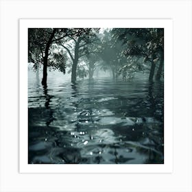 Flooded Forest Art Print