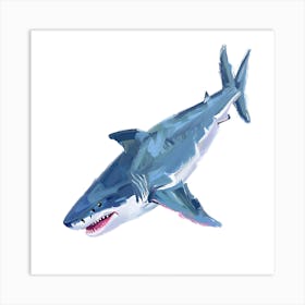 Great White Shark 05 Art Print