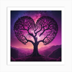 Heart Tree 10 Art Print