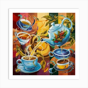 Tea Art 183 Art Print