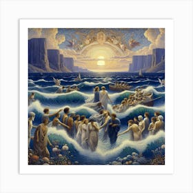 Baptism Of Jesus 6 Art Print