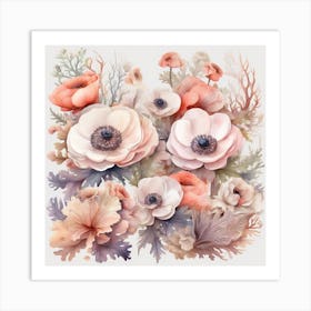 Anemones 9 Art Print