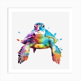 Turtle Painting Affiche