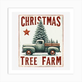 Christmas Tree Farm Art Print