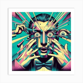 Man In Tuxedo Art Print