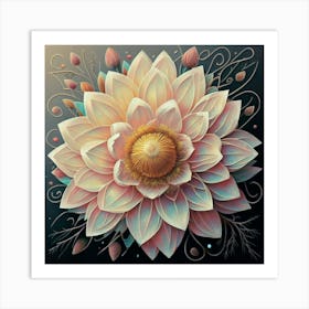 Lotus Flower 20 Art Print