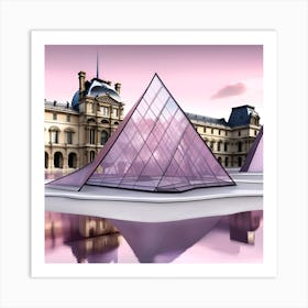 Louvre Soft Expressions Landscape #4 Art Print