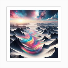 Rainbow River 4 Art Print