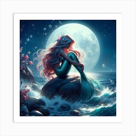 Mermaid 4 Art Print